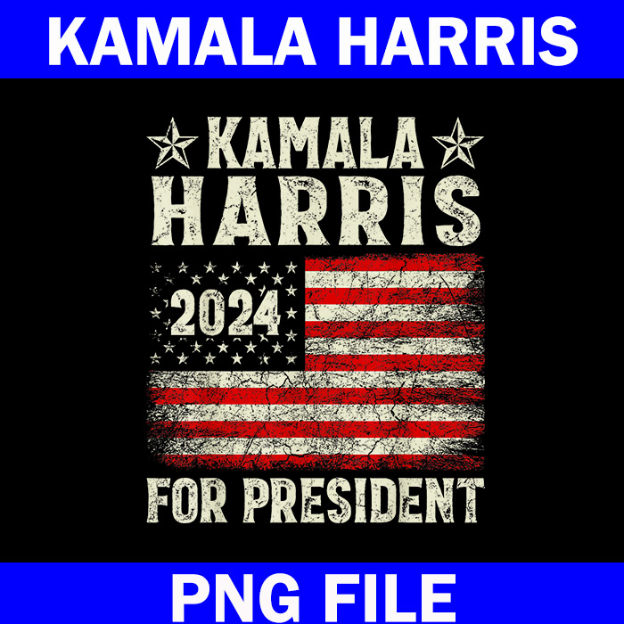 Kamala Harris 2024 For President PNG, Kamala Harris PNG