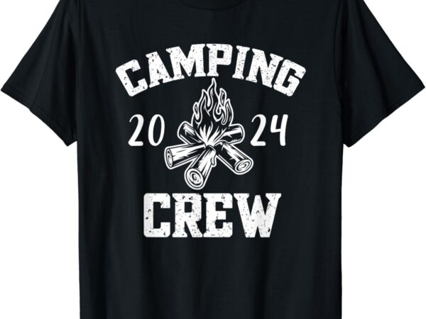 Camper road trip family matching group camping crew 2024 t-shirt