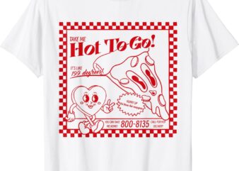 Chappell The Midwest Call Me Hot Retro Pizza Hot To Go T-Shirt