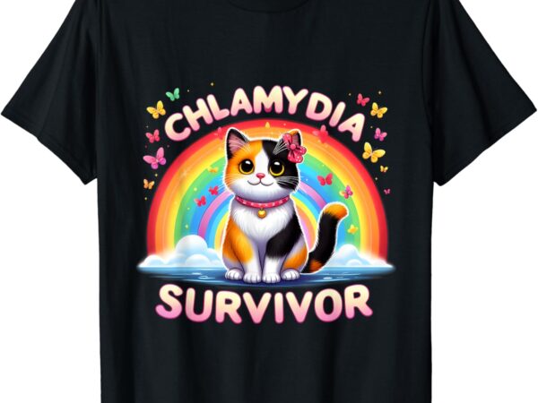 Chlamydia survivor sarcastic ironic y2k inappropriate tee t-shirt