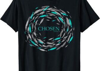 Chosen Fish Swim Against The Current Bible Christian T-Shirt