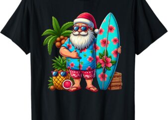 Christmas in July Santa Men Boys Kids Beach Summer T-Shirt