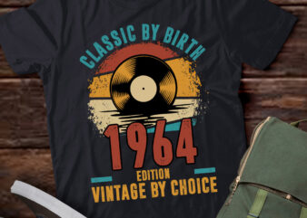 Classic By Birth Vintage By Choice 60th Birthday Gift lts-d t shirt vector file