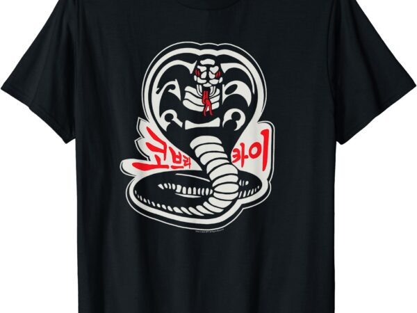 Cobra kai karate dojo south korea snake logo sekai taikai t-shirt