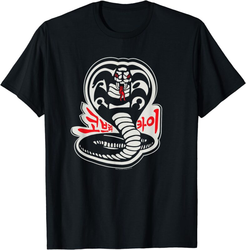 Cobra Kai Karate Dojo South Korea Snake Logo Sekai Taikai T-Shirt