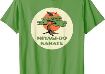 Cobra Kai Miyagi-Do Karate Eagle Fang Bonsai Tree Dojo Logo T-Shirt