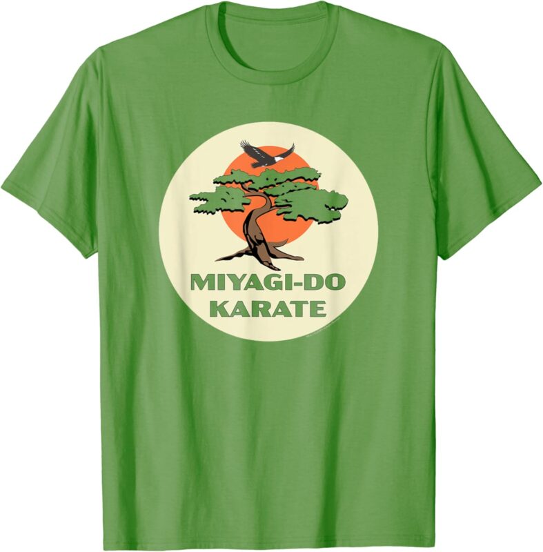 Cobra Kai Miyagi-Do Karate Eagle Fang Bonsai Tree Dojo Logo T-Shirt