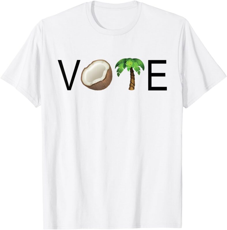 Coconut Tree Vote Funny Kamala Tee T-Shirt