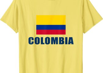 Colombia Shirt Gift Colombian Flag Pride Gift T-Shirt