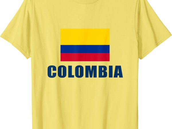 Colombia shirt gift colombian flag pride gift t-shirt