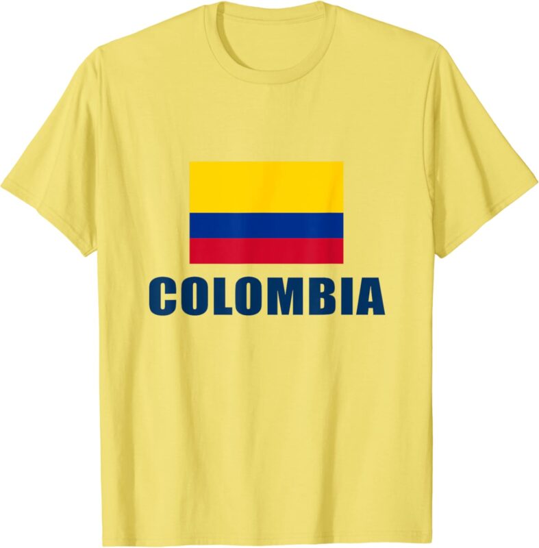 Colombia Shirt Gift Colombian Flag Pride Gift T-Shirt