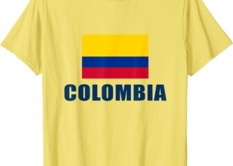 Colombia Shirt Gift Columbian Flag Pride Gift T-Shirt