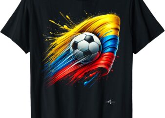 Colombian Flag Soccer Apparel T-Shirt