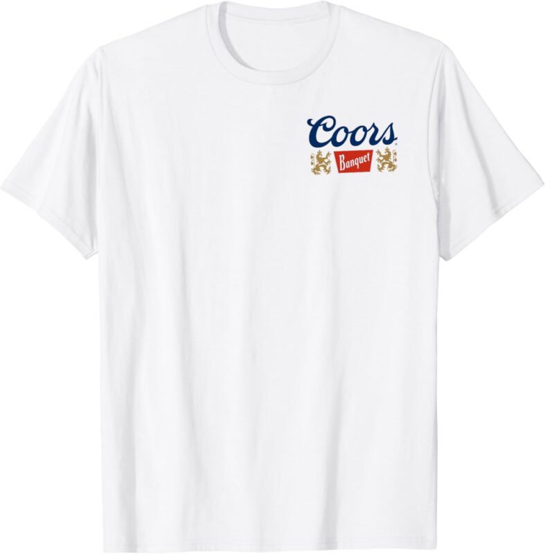 Coors Ban Trump 2024 Men Drinking Beer 2 Side T-shirt