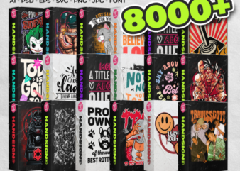 8000+ editable t-shirt designs master bundle