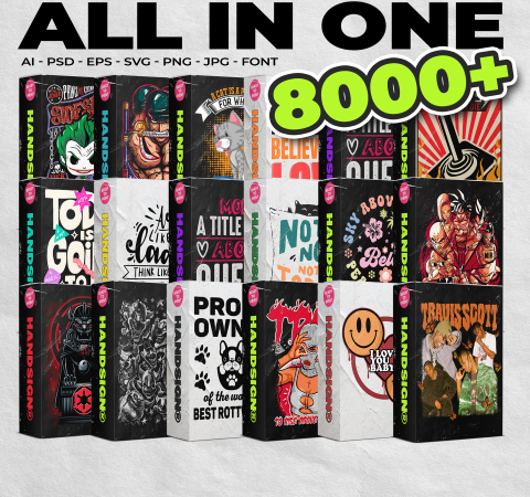 8000+ editable t-shirt designs master bundle