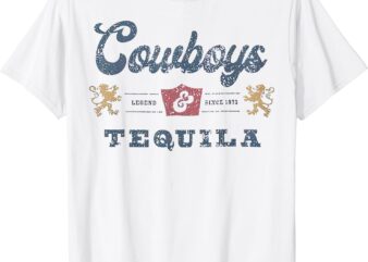 Cowboys and tequila shirt Beer shirt Western trendy shirt