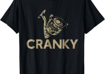 Crankbait Fishing Lure – Cranky Funny Gift Ideas For Fishing T-Shirt