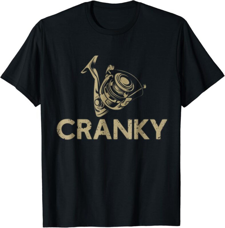 Crankbait Fishing Lure – Cranky Funny Gift Ideas For Fishing T-Shirt