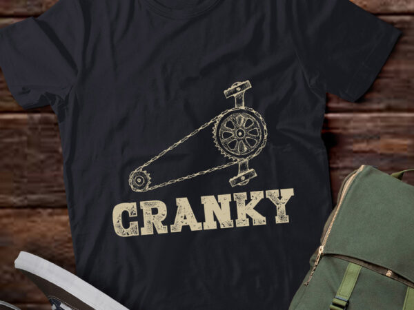 Cranky funny bike cycling bike lover gift mountain bike lts-d t shirt vector file