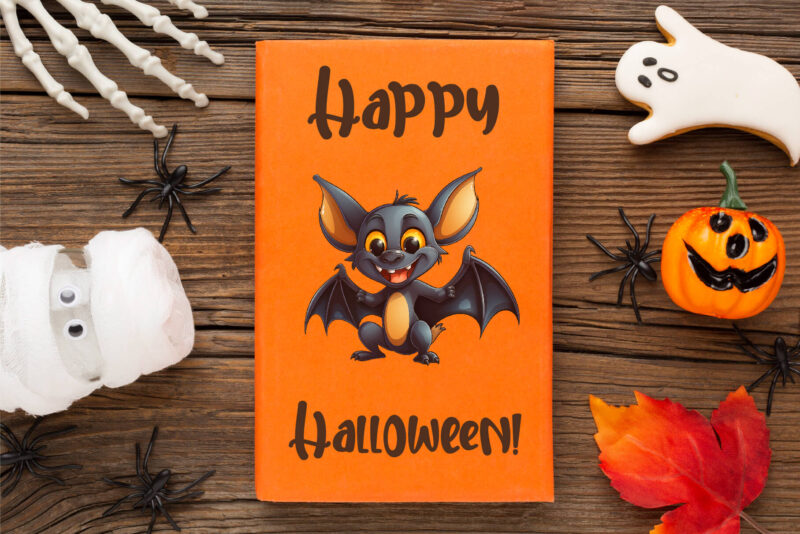 Cute Halloween bats. TShirt Sticker