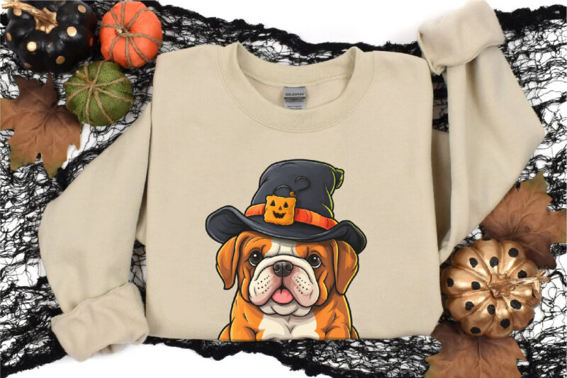 Cute Halloween dogs. TShirt Sticker.