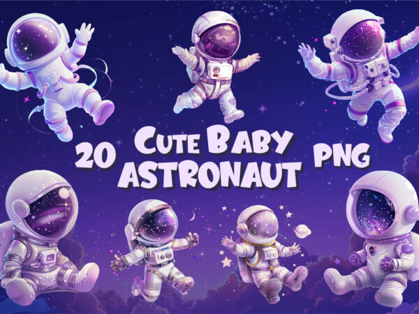 Cute baby astronaut 01. t-shirt, png.