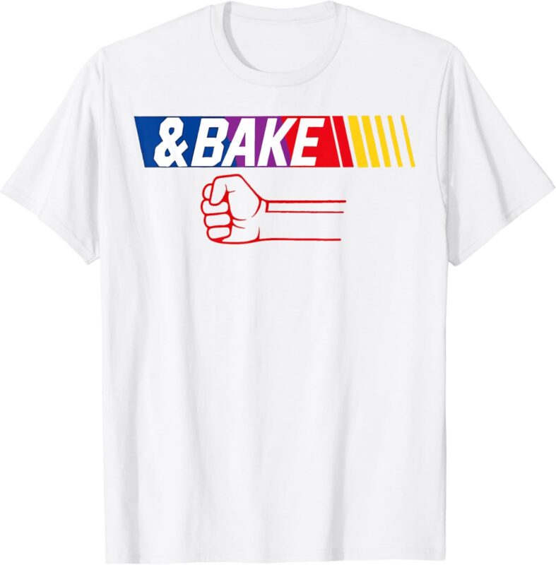 Dad Kid Matching Shake and Bake, Bake T-Shirt