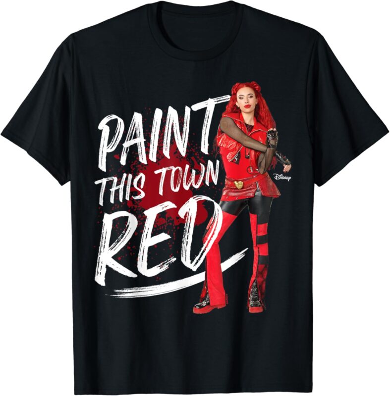 Descendants 4 – The Rise Of Red Paint This Town T-Shirt