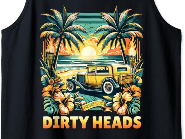 Dirty heads retro beach t-shirt tank top