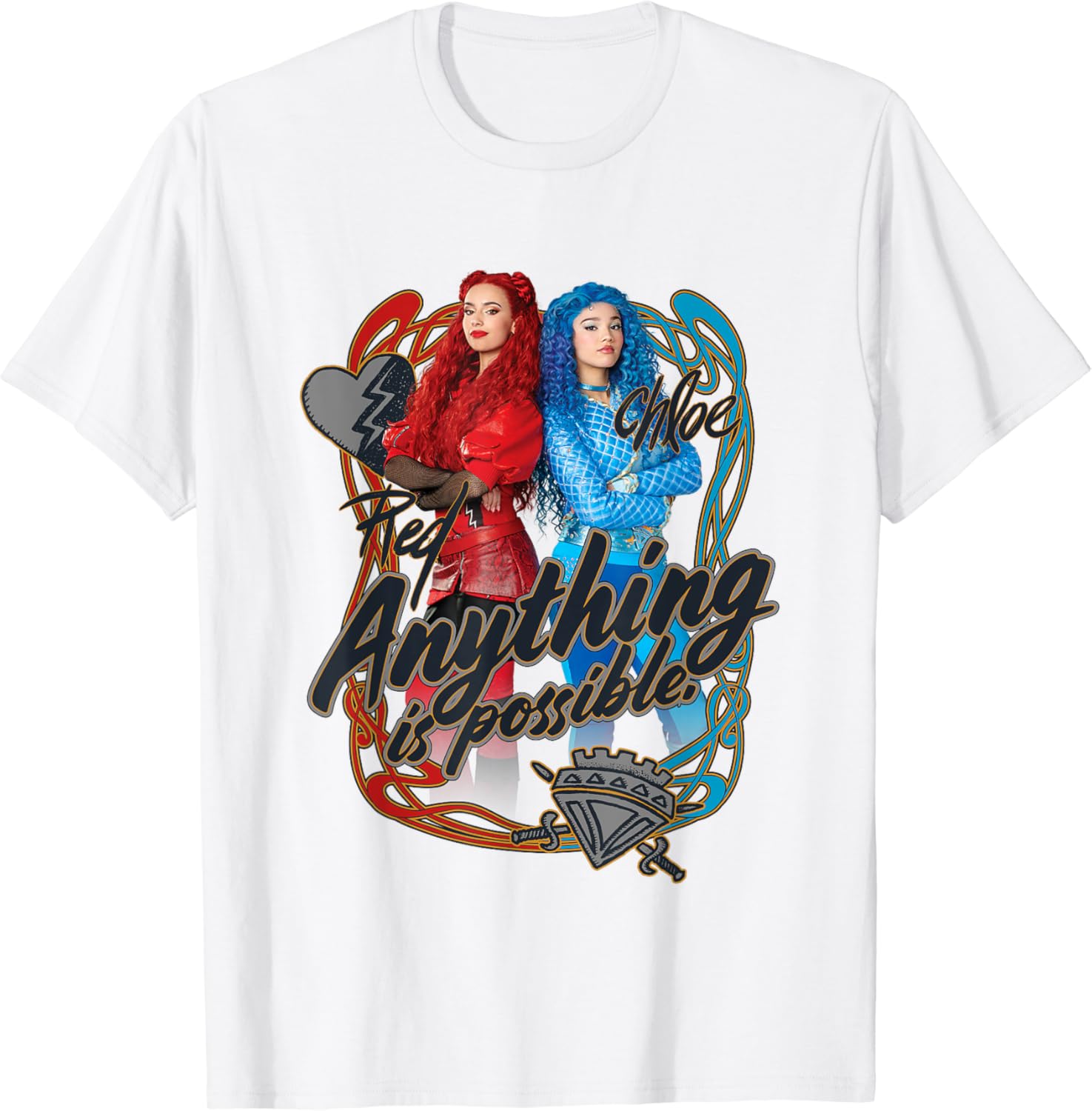 Disney Descendants The Rise Of Red Anything Is Possible T-Shirt - Buy t ...