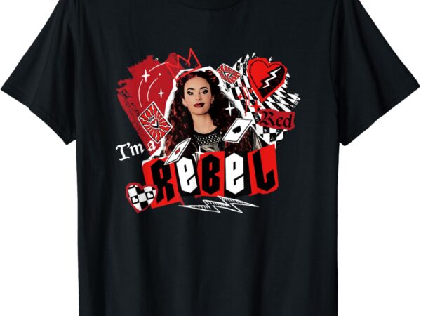 Disney descendants. the rise of red i’m a rebel vintage t-shirt