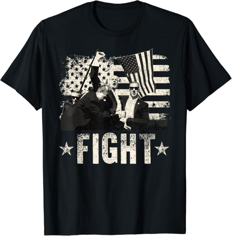 Donald Trump 2024 Fight Fight Fight Donald Trump Fist Pump T-Shirt