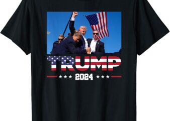 Donald Trump 2024 Survived Shooting At Election Rally T-Shirt