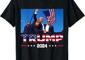 Donald Trump 2024 Survived Shot At Election Rally T-Shirt