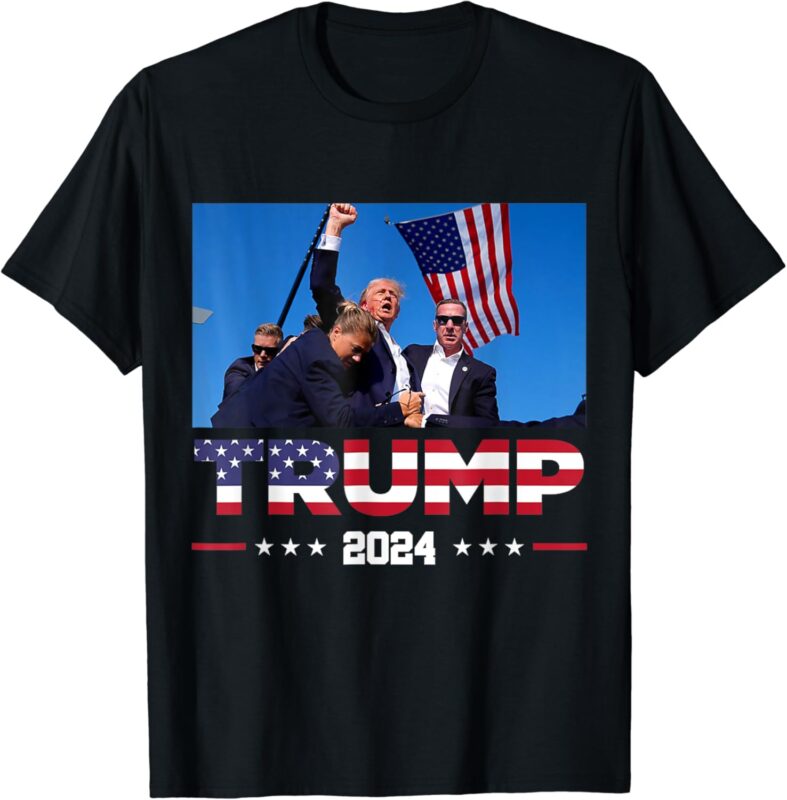 Donald Trump 2024 Survived Shot At Election Rally T-Shirt