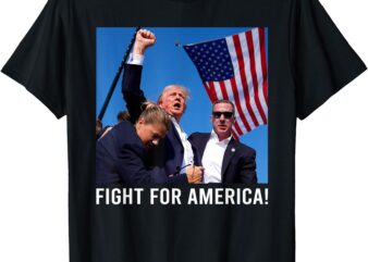 Donald Trump 2024 Survived Shot Rally Fight for America T-Shirt