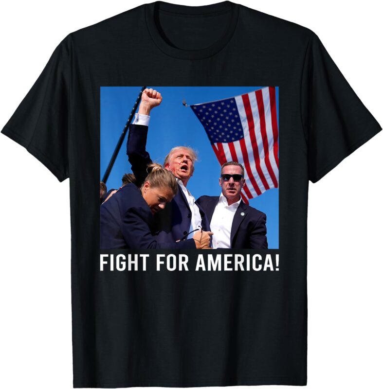 Donald Trump 2024 Survived Shot Rally Fight for America T-Shirt