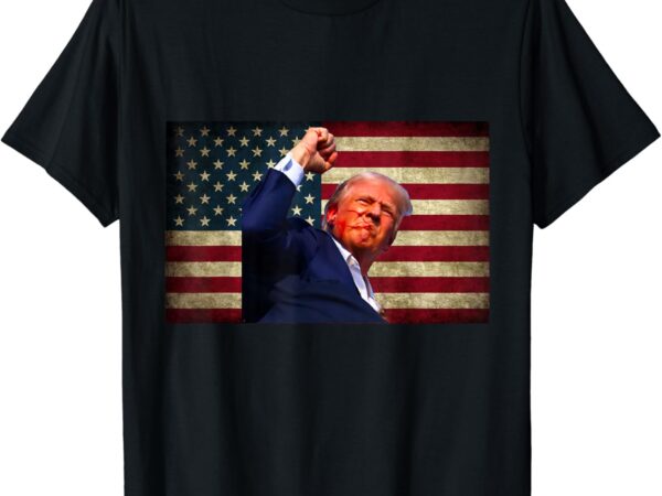 Donald trump field attempt fight for freedom t-shirt