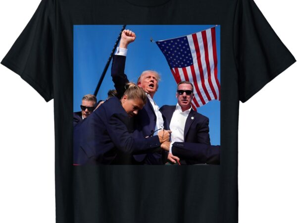 Donald trump fight fist 2024 t-shirt png file