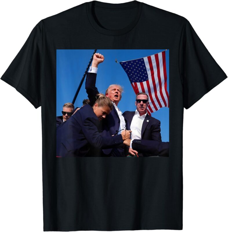 Donald Trump Fight Fist 2024 T-Shirt PNG FILE - Buy t-shirt designs