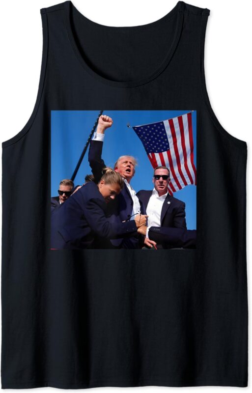 Donald Trump Fight Fist 2024 Tank Top