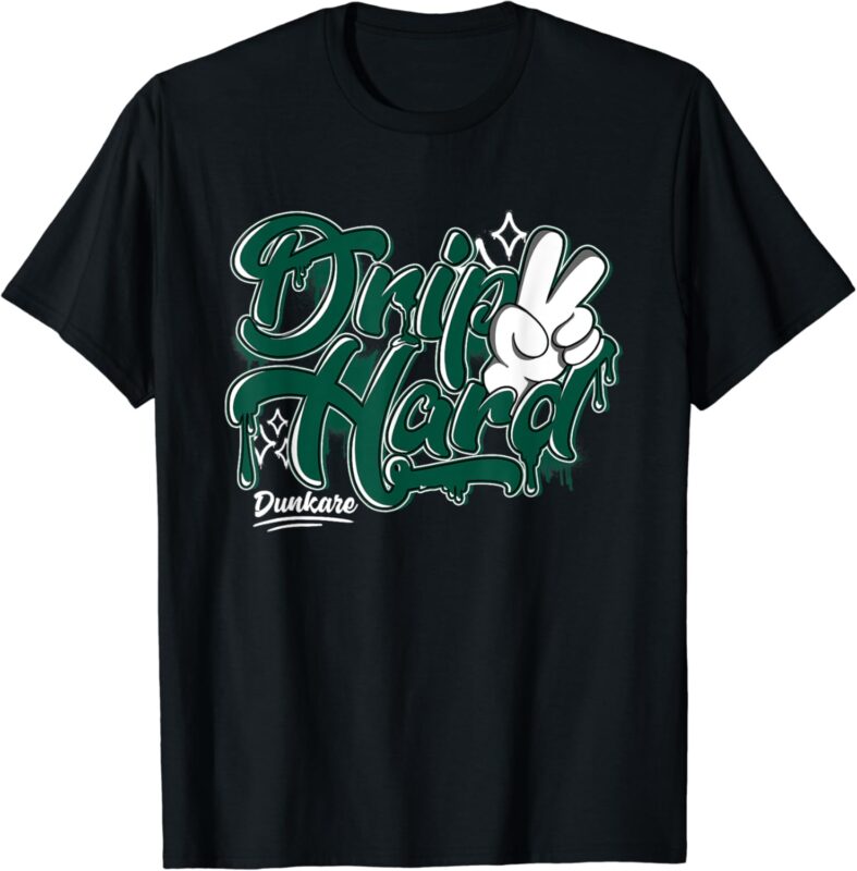 Drip 2 Hard Oxidized Green 4s Matching T-Shirt