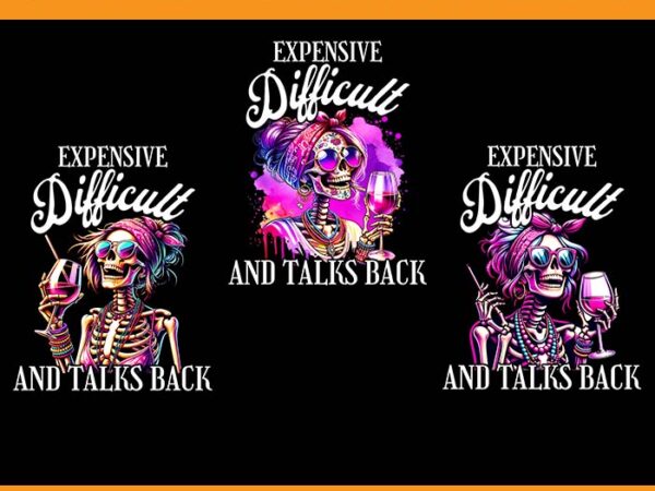 Expensive difficult and talks back sarcastic skeleton png vector clipart