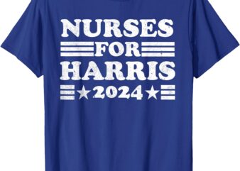 Election Pro T-Shirt Nurses For Harris 2024 USA