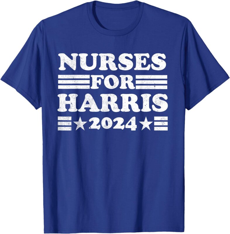 Election Pro T-Shirt Nurses For Harris 2024 USA