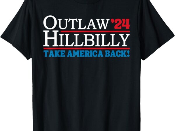 Elections t-shirt trump vance 2024 outlaw hillbilly us flag vintage