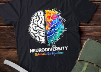 Embrace neurodiversity celebrate the spectrum brain autism lts-d