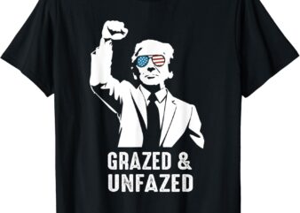 Fist Pump American Patriot – Grazed and Unfazed T-Shirt