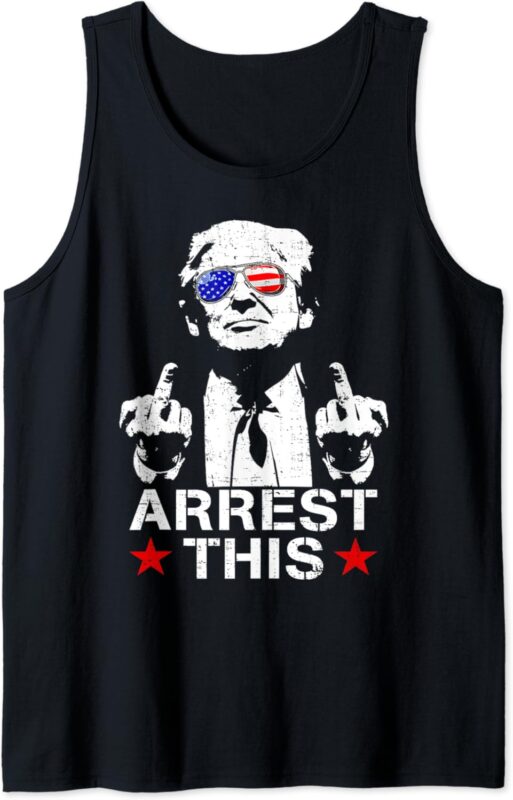 Funny Trump Arrest This 2024 Convicted Felon Tank Top